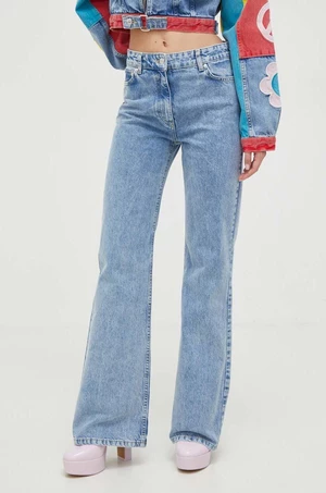 Rifle Moschino Jeans dámske, vysoký pás