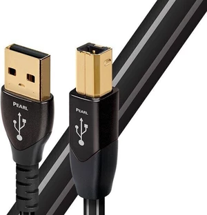 AudioQuest Pearl 5 m Blanc-Noir Câble USB Salut-Fi