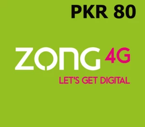 Zong 80 PKR Mobile Top-up PK