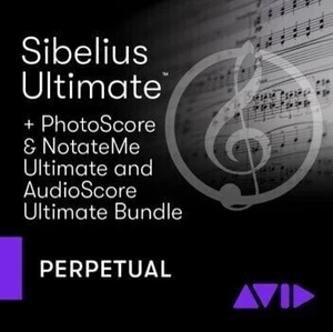 AVID Sibelius Ultimate Perpetual AudioScore PhotoScore NotateMe Notačný software (Digitálny produkt)