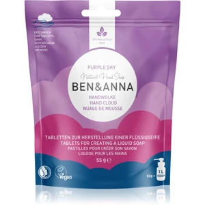 BEN&ANNA Natural Hand Soap tekuté mydlo na ruky v tabletách Purple Sky 55 g