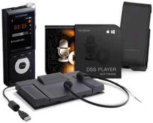 Olympus DS-2600 / AS-2400 KIT Negro Grabadora digital portátil