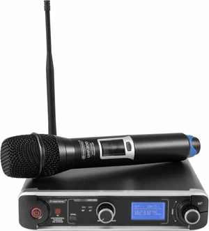 Omnitronic UHF-301 823 MHz Conjunto de micrófono de mano inalámbrico