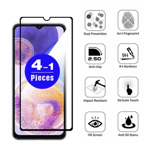1-4Pcs 9H For Samsung Galaxy A13 A23 A33 A53 A73 A03 A03S M13 M23 M33 M52 5G M53 Tempered Glass screen protector protective film