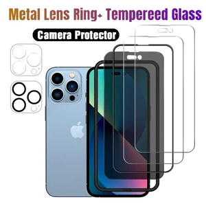 HD Glass Film For Apple IPhone 14 Pro Max Tempered Glass IPhone13 Screen Protector Iphone 14 13 12 11 Lens Film