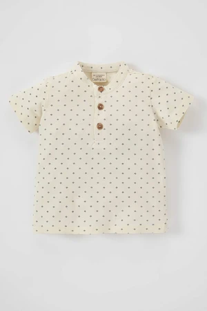 DEFACTO Baby Boy Regular Fit Pique Short Sleeve T-Shirt
