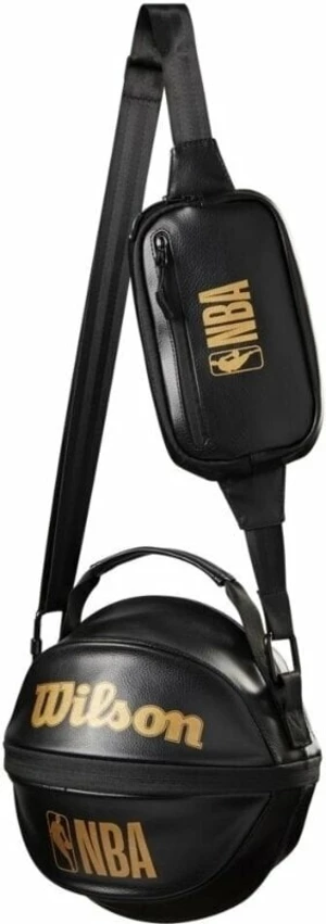 Wilson NBA 3 In 1 Basketball Carry Bag Black/Gold Bolso Accesorios para Juegos de Pelota