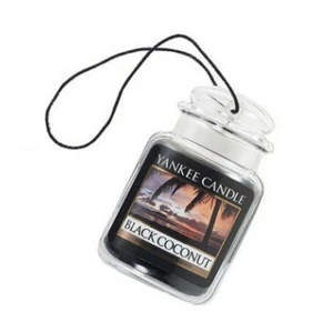 YANKEE CANDLE Luxusní visačka do auta Black Coconut 1 kus