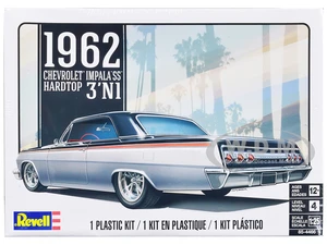 Level 4 Model Kit 1962 Chevrolet Impala Hardtop 3-in-1 Kit 1/25 Scale Model by Revell