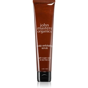 John Masters Organics Scalp Exfoliating Scrub with Sugar Cane & Tae Tree Oil čistiaci peeling pre pokožku hlavy 142 g