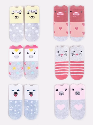 Yoclub Kids's 6Pack Socks SKA-0065G-000I-001