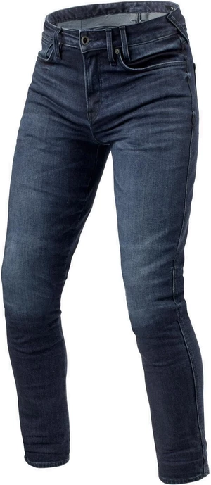 Rev'it! Jeans Carlin SK Dark Blue 34/30 Jeansy na motocykel