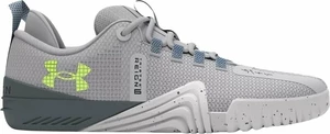 Under Armour Men's UA TriBase Reign 6 Training Shoes Mod Gray/Starlight/High Vis Yellow 9 Chaussures de fitness