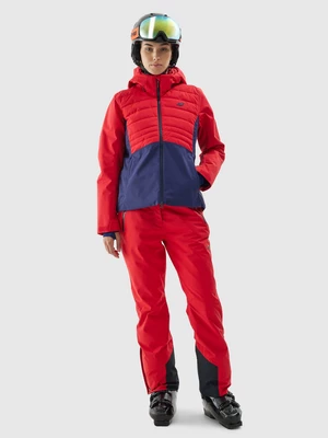 Dámská lyžařská bunda 4FPro membrána Dermizax 20000 - červená