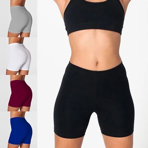 Comfort Women Safety Pants Thin Breathable Non-Curling Boxer Shorts High Waist Short Pants Plus Size Four-Corner Legging Shorts