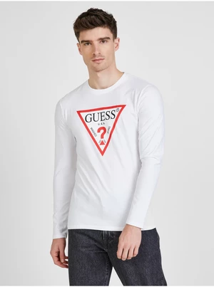 White Men's T-Shirt Guess - Men