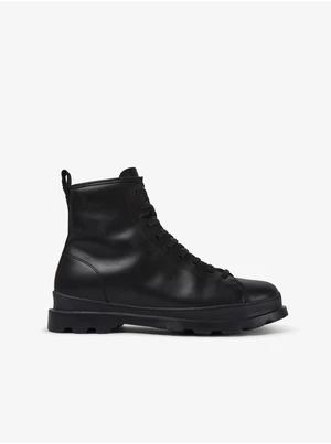 Čierne pánske kožené členkové topánky Camper Force - Muži