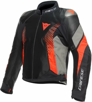 Dainese Super Rider 2 Absoluteshell™ Jacket Black/Dark Full Gray/Fluo Red 52 Textilní bunda