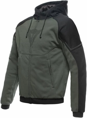 Dainese Daemon-X Safety Hoodie Full Zip Verde/Negru 56 Hanorac