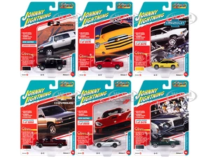"Classic Gold Collection" 2022 Set B of 6 Cars Release 3 1/64 Diecast Model Cars by Johnny Lightning