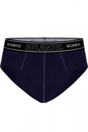 Atlantic 1569/01 modré Pánské slipy M modrá