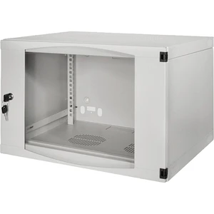 LogiLink W06F64G 19" nástenná rozvodná skriňa (š x v x h) 540 x 330 x 450 mm 6 U šedá (RAL 7035)