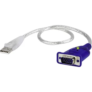 ATEN 2A-130G VGA / USB adaptér [1x VGA zástrčka - 1x USB 2.0 zástrčka A] priehľadná  0.35 m