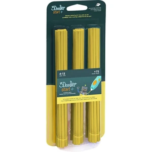 3Doodler 3DS-ECO04-YELLOW-75 Start vlákno pre 3D tlačiarne PLA plast     žltá  75 ks