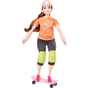 Mattel Barbie olympionička Skateboarder