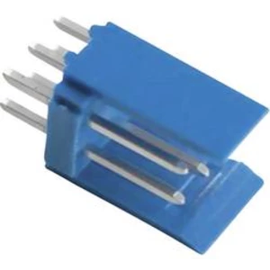 Kolíková lišta HE14 TE Connectivity 281739-4, přímá, 2,54 mm, 3 A, modrá