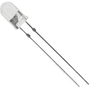 LED s vývody Vishay TLHG5100, TLHG5100, typ čočky kulatý, 5 mm, 18 °, 30 mA, 2.4 V, zelená