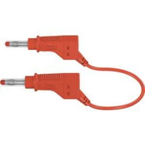 Stäubli XZG425/SIL bezpečnostní měřicí kabely [lamelová zástrčka 4 mm - lamelová zástrčka 4 mm] červená, 2.00 m
