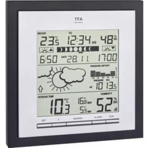 Digitální bezdrátová meteostanice TFA Dostmann Linea Plus 35.1144.01, Max. dosah 100 m, černá, šedá