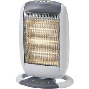 Halogenové topení Basetech YQ-12, 30 m², 400 W, 800 W, 1200 W, stříbrná, černá