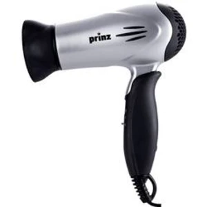 Fén na vlasy Prinz PZ-KHT1, 1200 W, stříbrná, černá