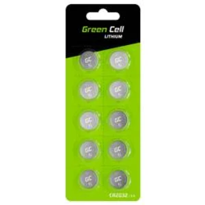 Knoflíkový článek CR 2032 lithiová Green Cell CR2032 220 mAh 3 V 5 ks