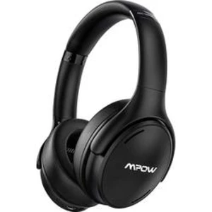 Bluetooth®, kabelová cestovní sluchátka Over Ear Mpow H19 PRO MPBH388AB, černá