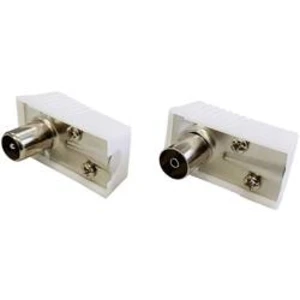 BKL Electronic 0403500 koaxiální zástrčka, koaxiální zásuvka šroubovací, průměr lanka 9.50 mm