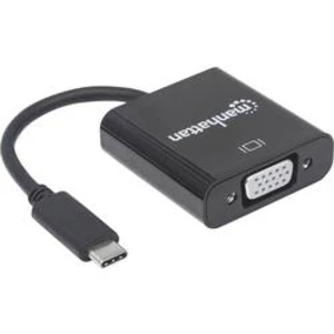USB / VGA adaptér Manhattan 151771, černá