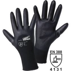 Pracovní rukavice L+D worky MICRO black 1152-7, velikost rukavic: 7, S