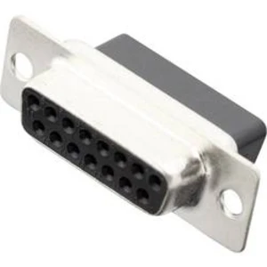 D-SUB zásuvková lišta MH Connectors MHDBC15-SS, 180 °, pólů 15, krimpované, 1 ks
