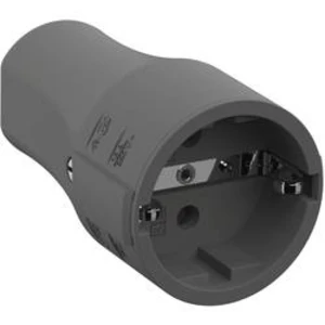 Zásuvka Bachmann 960.303, polypropylen, IP20, 250 V, šedá