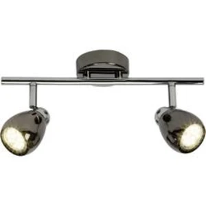 Stropní lampa LED GU10 6 W Brilliant Milano G21713/76 chrom, černá