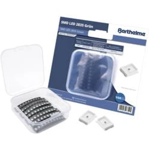 Sada SMD LED Barthelme 00430355, 3 V, 60 mA, 120 °, 1500 mcd, zelená