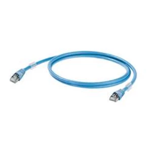 Síťový kabel RJ45 Weidmüller 1165900005, CAT 6A, S/FTP, 0.50 m, modrá