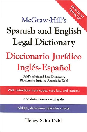 McGraw-Hill's Spanish and English Legal Dictionary