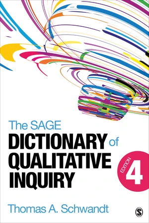 The SAGE Dictionary of Qualitative Inquiry