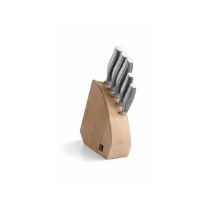 Sada kuchynských nožov Amefa SENSE, 5 ks súprava nožov • 5 ks + drevený blok • vyrobené z nerezovej ocele • nekĺzavá rukoväť
