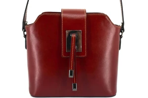 Dámská kožená kabelka crossbody Arteddy - hnědá