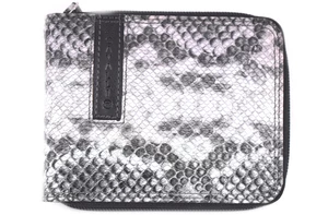 Pánská moderní kožená peněženka z pravé kůže B.Cavalli - čenobílá